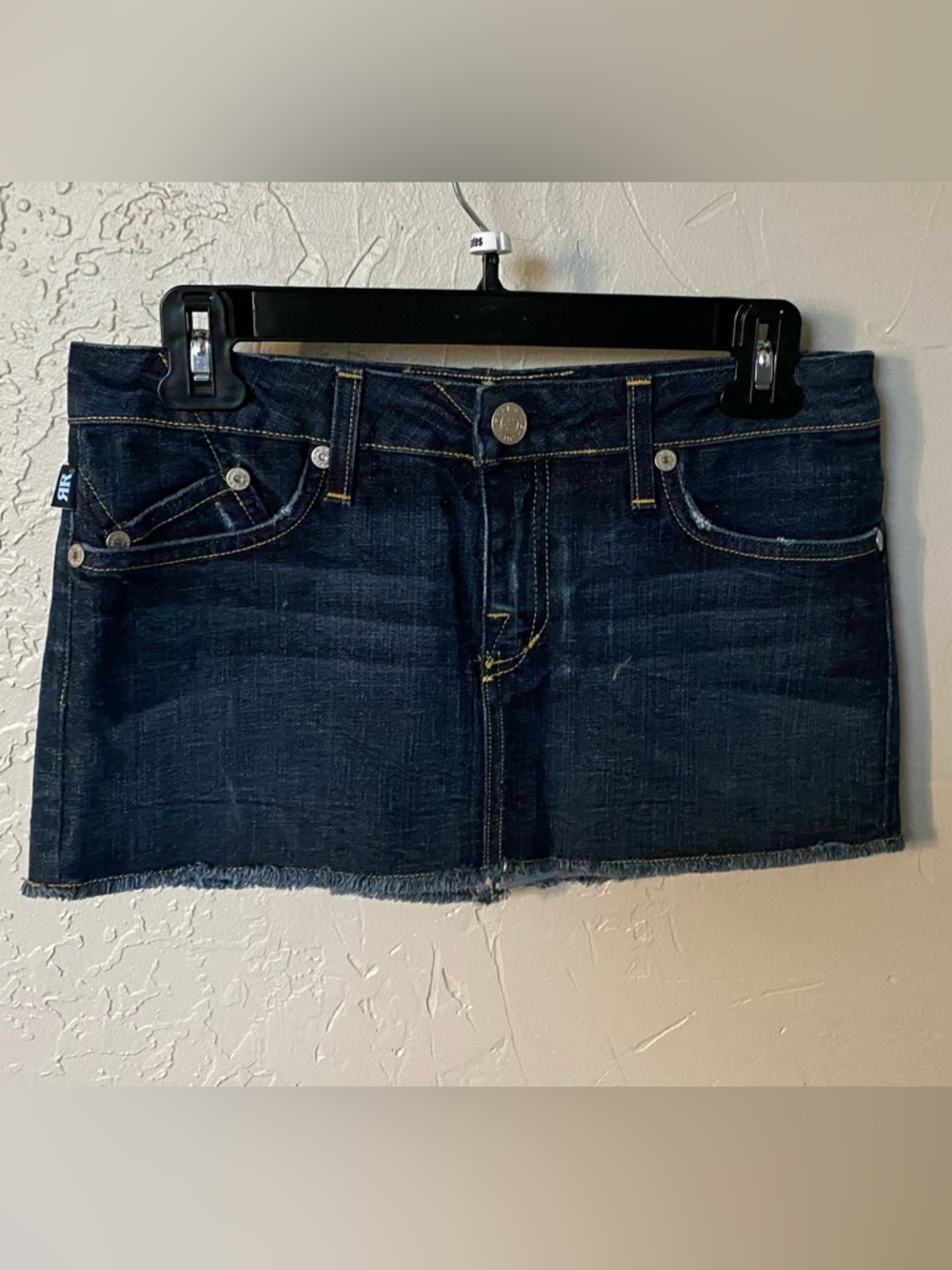 Rock & Republic Dark Indigo Denim Mini Skirt